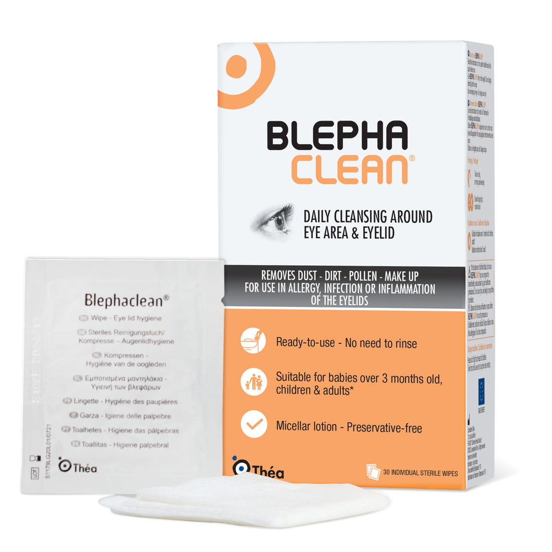 Blephaclean Eyelid Wipes