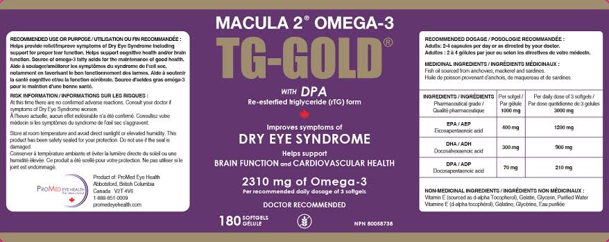 Macula 2 Omega-3 TG-Gold